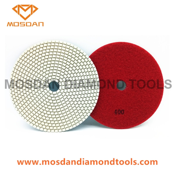 180mm Dry Resin Bond Diamond Dry Floor Concrete Polishing Pads