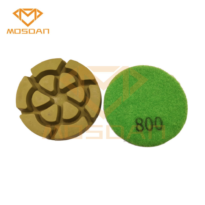 3'' Velcro Resin Polishing Pads